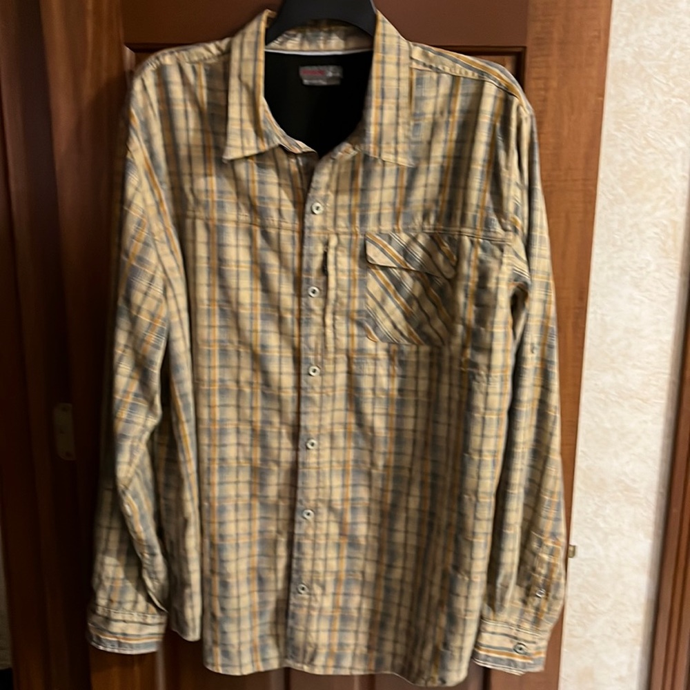 Wrangler Big & Tall Plaid Shirt, 2XT, Regular Fit, Outdoor Shirt
